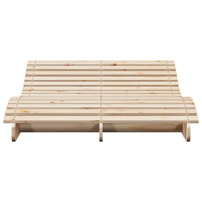 Sonnenliege Sonnenbett Gartenliege Outdoor Liege Massivholz Kiefer Vidaxl