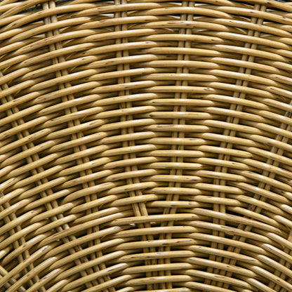 Outsunny Rattan Beistelltisch 2Er-Set Couchtisch, Stapelbar Sofatisch Für Garten