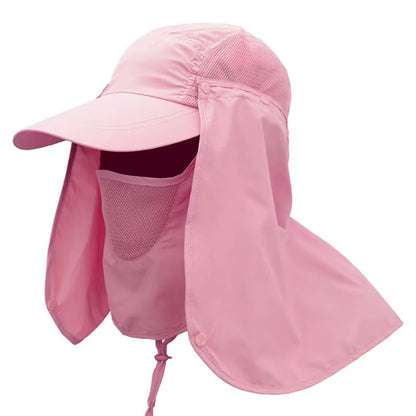 Summer Protective Chapeu Feminino Neck Cover Ear Flap UV Protection Men Women Sun Hats