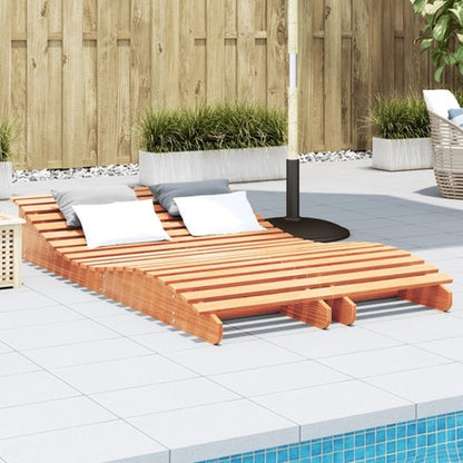 Sonnenliege Sonnenbett Gartenliege Outdoor Liege Massivholz Kiefer Vidaxl