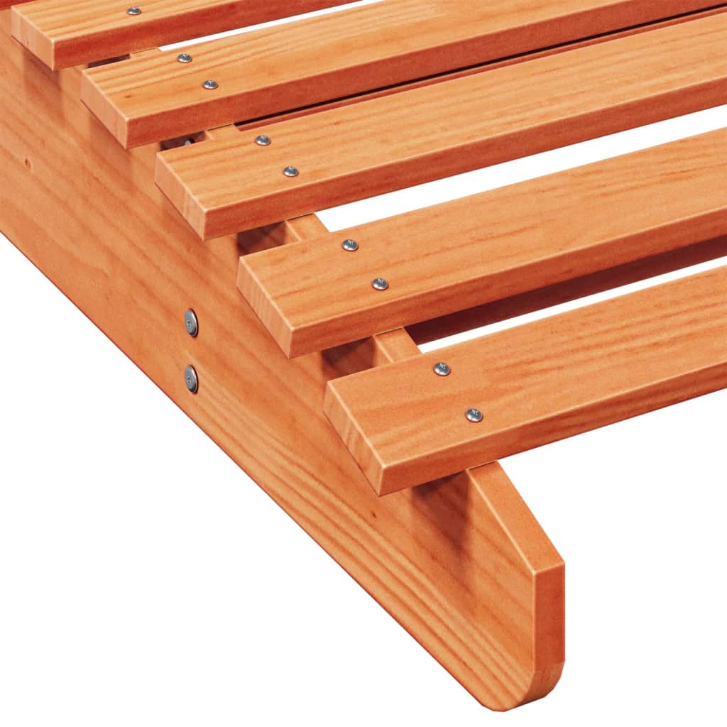 Sonnenliege Sonnenbett Gartenliege Outdoor Liege Massivholz Kiefer Vidaxl